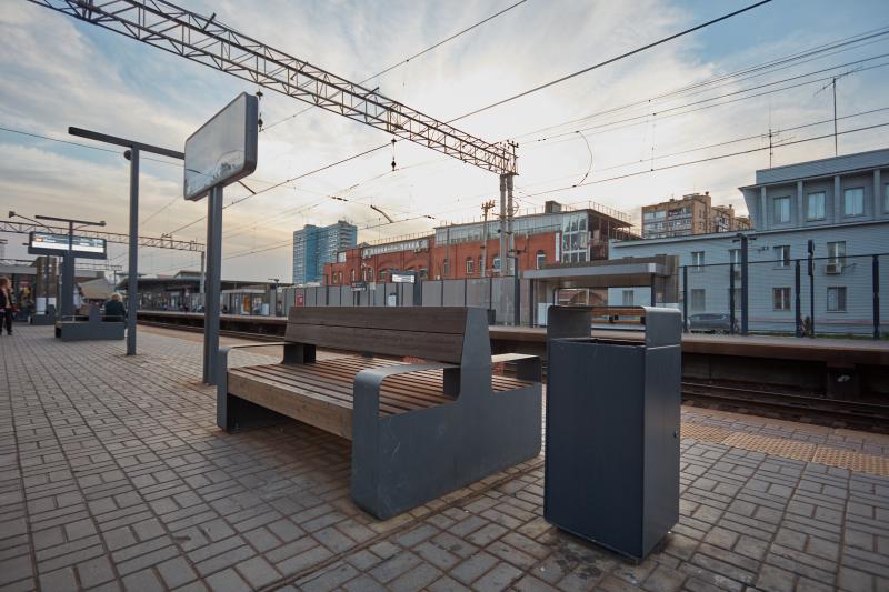 ЖД платформа, Одинцово, Московская область, 2020 г.