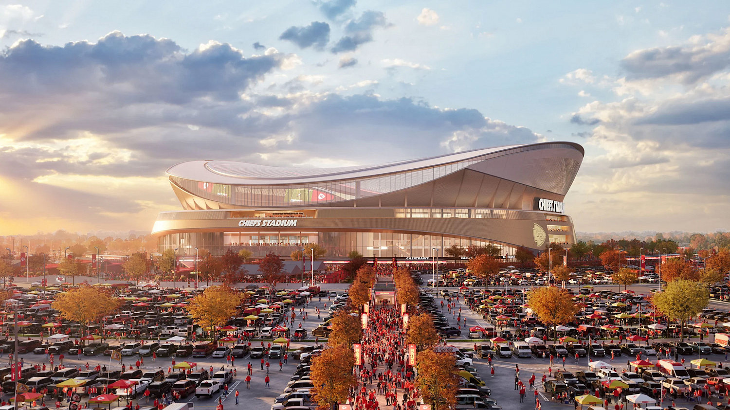 Kansas City Chiefs построят закрытый стадион на 70 000 зрителей к 2031 году