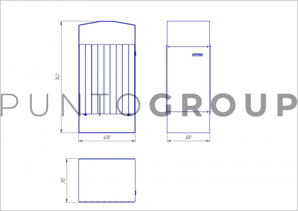 Урна Бокс/Box, 400*300*740